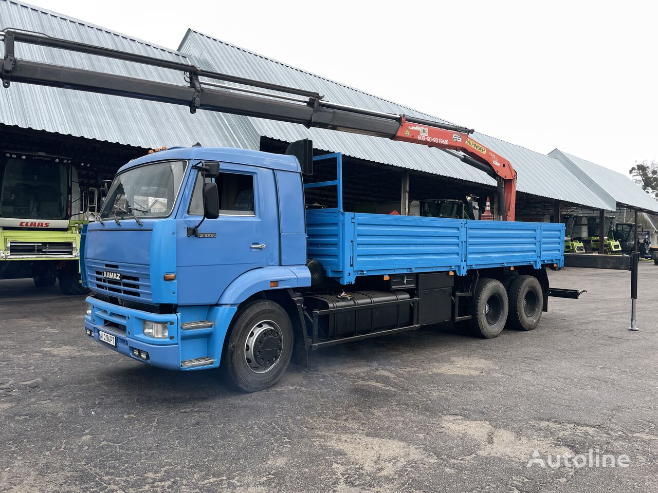 KamAZ 65117 fladvogn lastbil