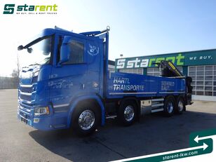 Scania R660 V8 fladvogn lastbil