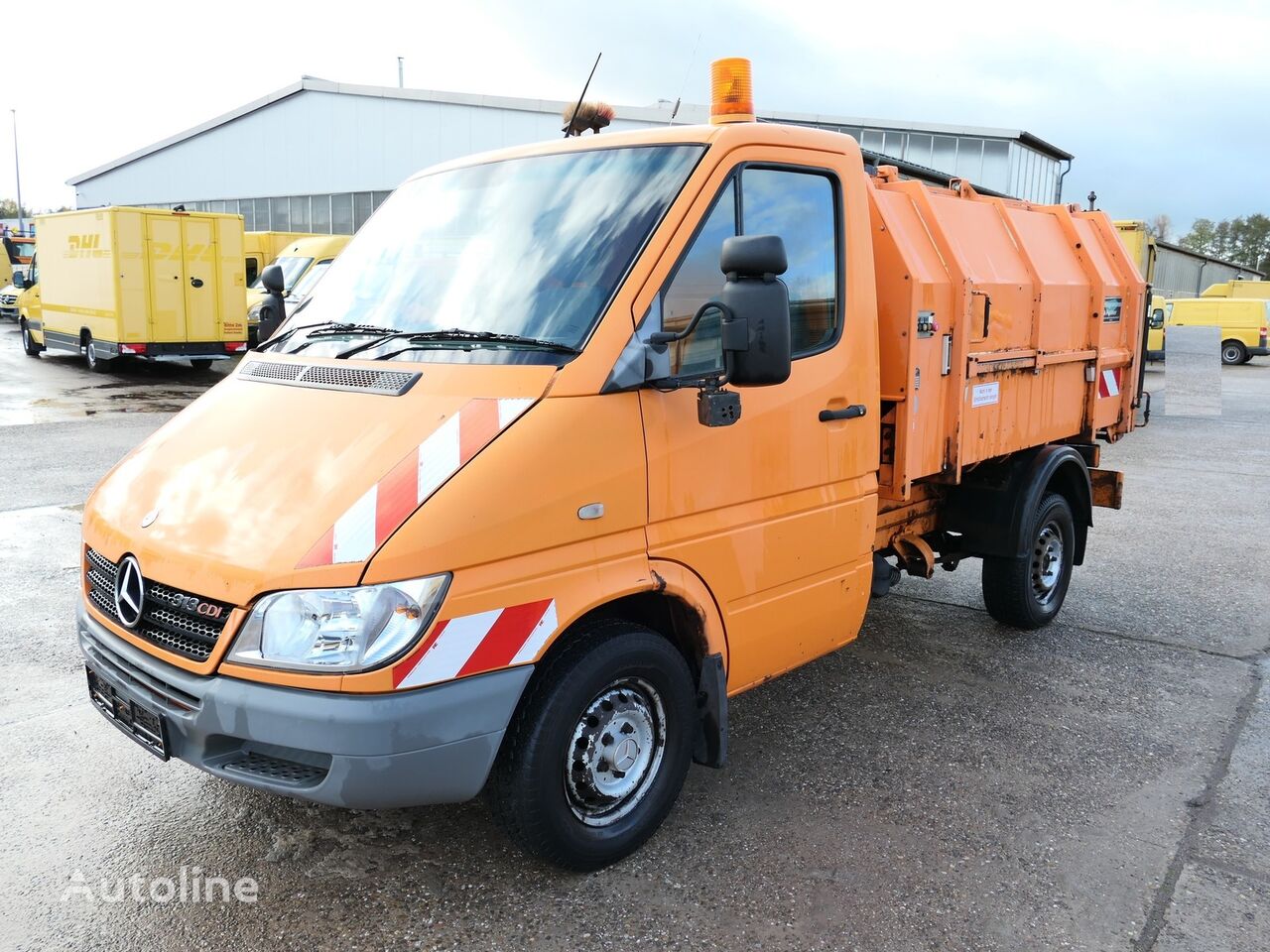 Mercedes-Benz Sprinter 313 CDI Hagemann Müllwagen SFZ RECHTSLENKER Papiersamml skraldebil