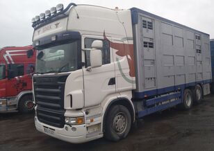 Scania R620 Michieletto  kreaturvogn + anhænger kreaturvogn