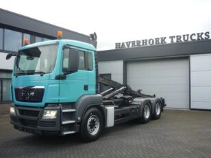 MAN TGS 26.440 6x4 Hiab Hooklift possible with Atlas Crane container kroghejs