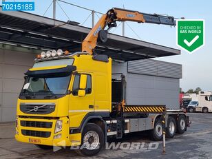 Volvo FM 460 8X2 EFFER 225/3S Kran Crane + VDL Hooklift Lift-Lenkachse kroghejs