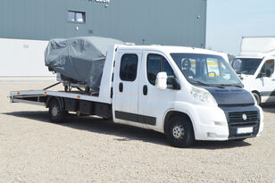 FIAT DUCATO 3.0 , 180.000km , DOKKA 6 seats , flat bed 5,2m , assista bjærgningskøretøj