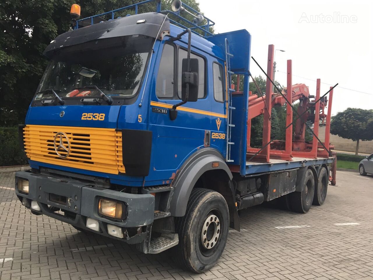 Mercedes-Benz 2538  6x4, full spring, without crane lastbil chassis