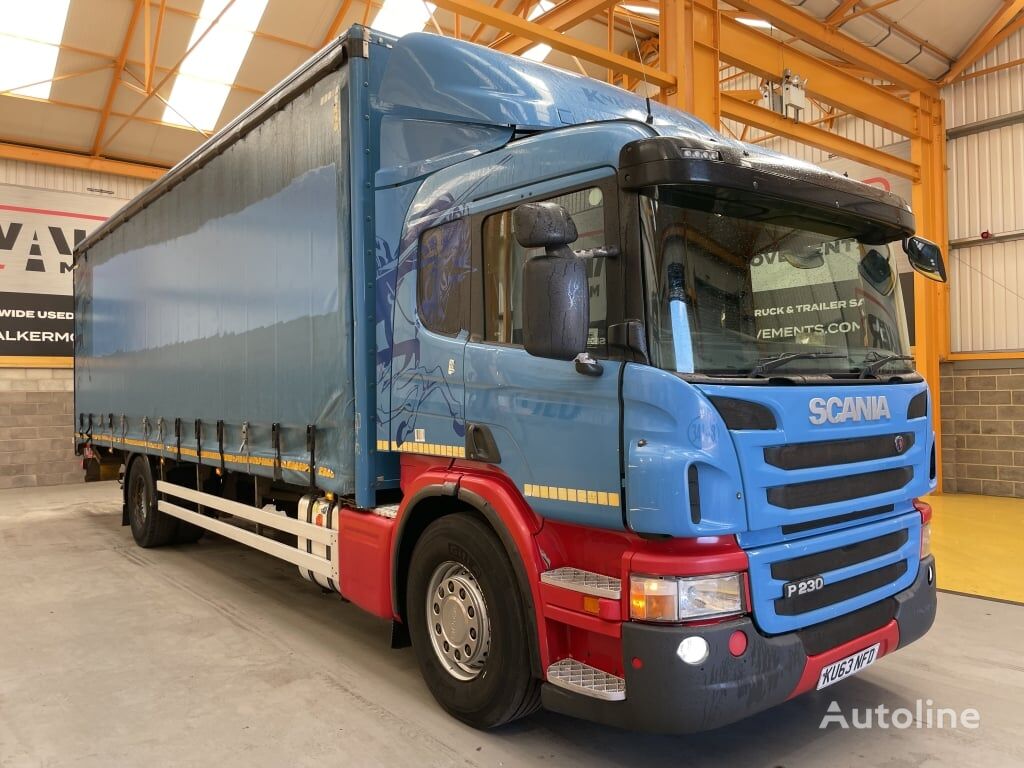 Scania P230  lastbil glidende gardiner