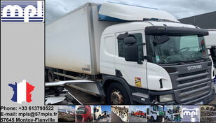 beskadigede SCANIA P340 kølevogn lastbil