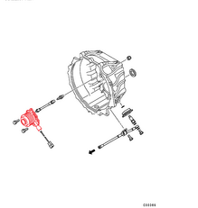 Mitsubishi - CLUTCH SLAVE CYLINDER/CYLINDER ASSY CLUTCH POWER - hovedkoblingscylinder til Mitsubishi FUSO CANTER - SIŁOWNIK SPRZĘGŁA lastbil