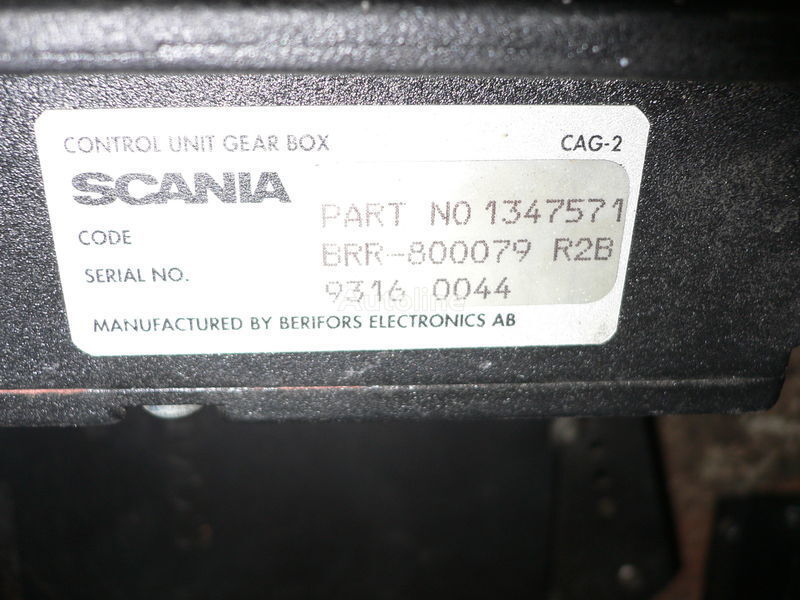 Scania GEAR BOX 1347571 . 1362616 . 1505135 . 488207. 1434153. 1368153. 800338 kontrolenhed til Scania 113 bus