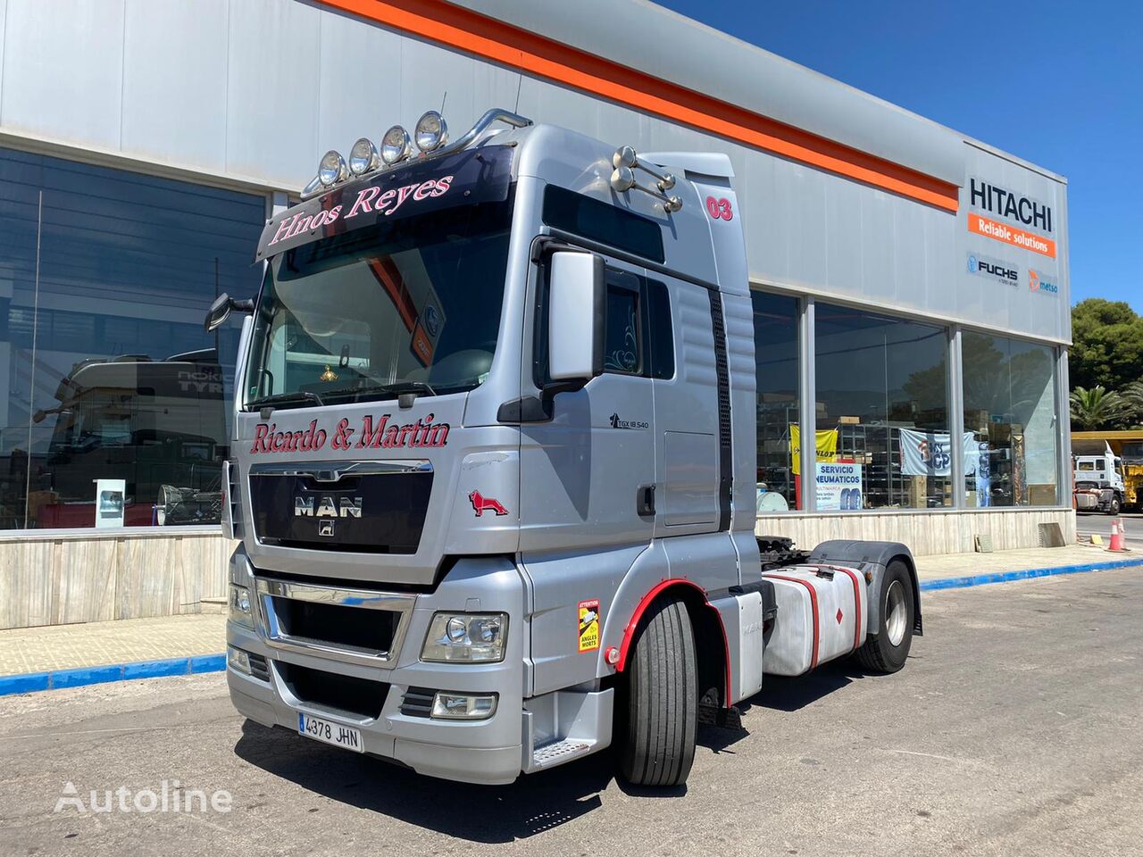 MAN TGX 18.540 trækker MAN TGX 18.540 trækker