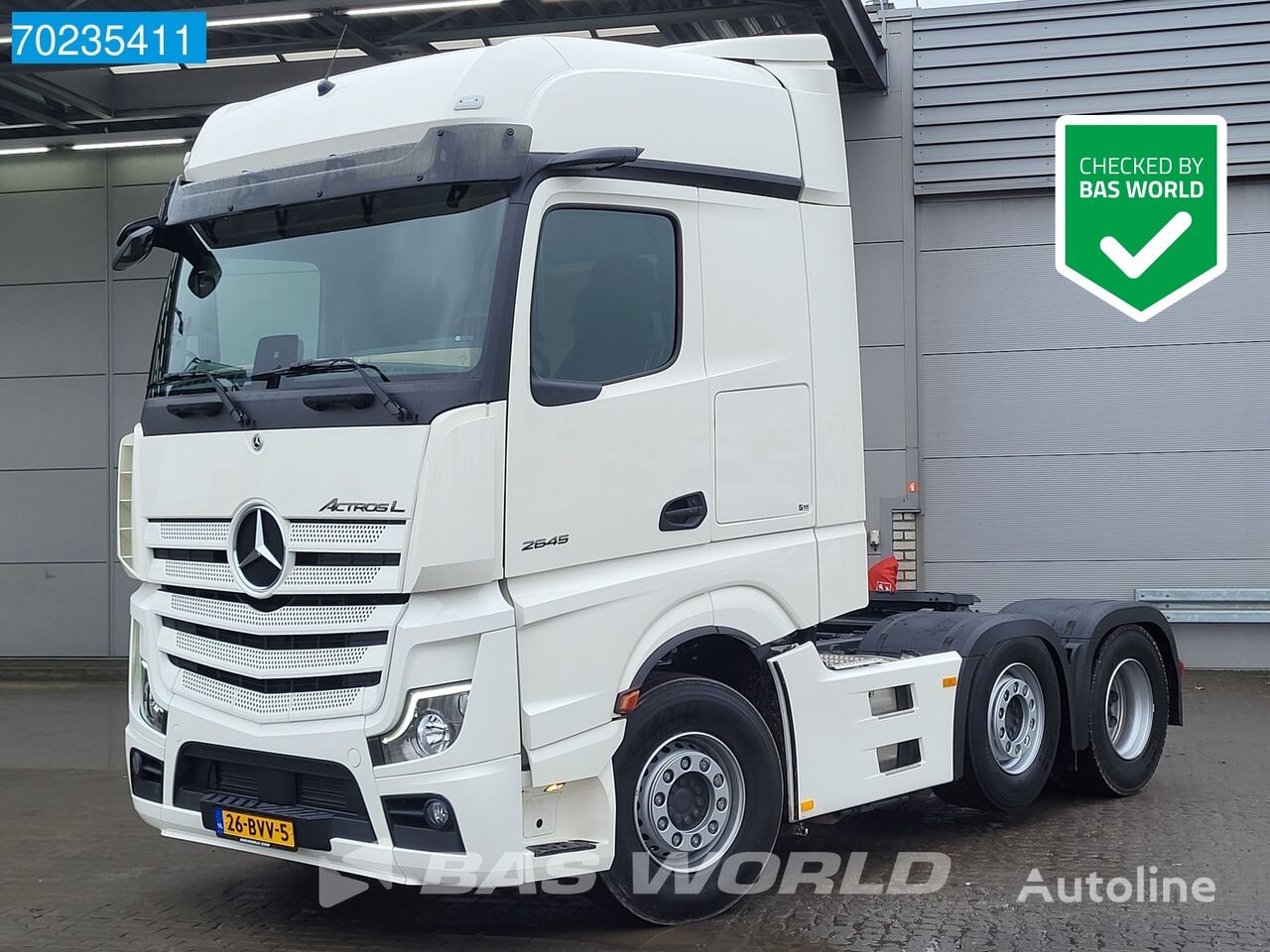 ny Mercedes-Benz Actros 2645 6X2 NL-Truck BigSpace Mirror Cam Lenkachse Navi Euro trækker