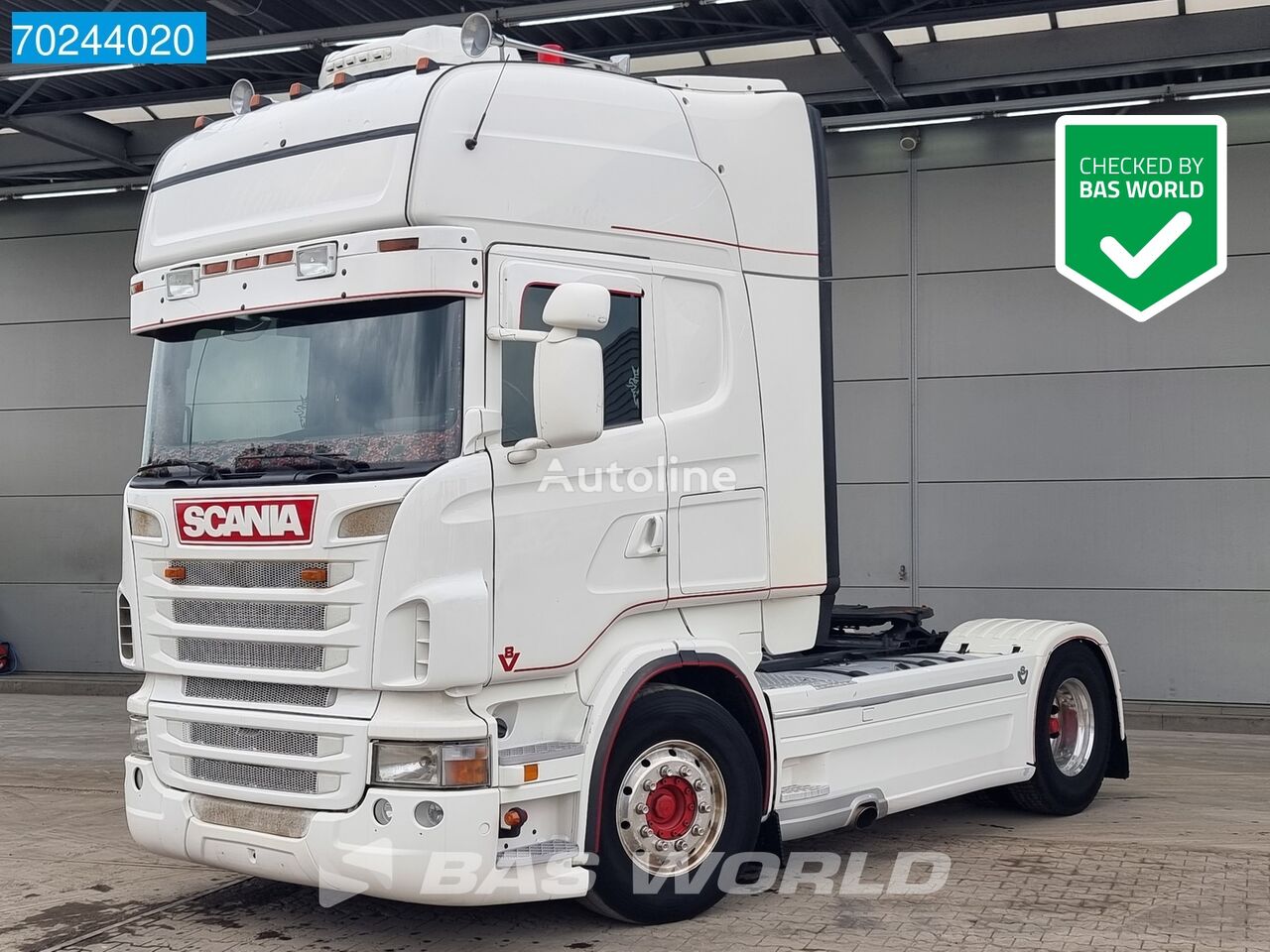 Scania R500 4X2 V8 Topline Retarder 2x Tanks Standklima trækker