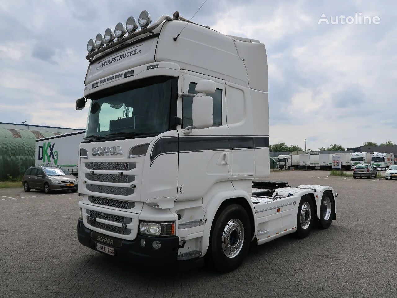 Scania R580 V8 6x2, Euro 6, Retarder, Leather, From Belgium, TOP! trækker